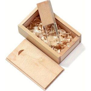 Houten USB-stick 2.0 - 16GB 32GB 64GB 128GB - Elegante bruiloft cadeau Pendrive