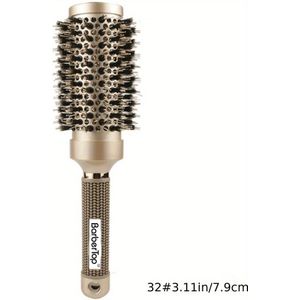 Ronde borstel voor , Nano Thermal Ceramic & Tech haarborstel met borstelharen, professionele ronde borstel voor stylen, krullen en rechttrekken