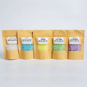 5-delige SPA Badzout Set - Lavendel/Citroen/Vanille Kokos/ Jasmijn/, 70g/2,5oz per stuk, Voet- en Lichaamsverzorging, Essentieel voor Dagelijks Gebruik en op Reis