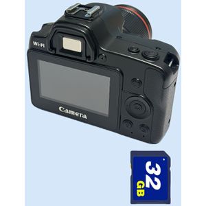 HD WiFi Digitale Camera Retro Digitale Camera, 3, 0-inch HD Scherm, 6400k Pixels, 16x Digitale Zoom, 2400mAh Ingebouwde Batterij, Ingebouwde Flitser