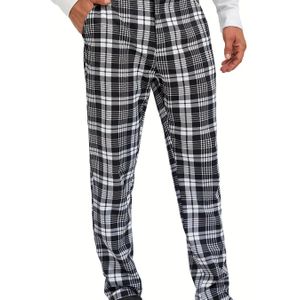 Herenmode Casual Broek, Polyester Stretchstof, Regular Fit, Knoopsluiting, , Volwassen Maten, Geweven