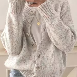 Dames Elegante Camouflage Knoopsluiting Blouse - Hoogelastische Camo Jas met Ronde Hals, Lente/Herfst Buitenkleding, Handwasbare Camo Jas voor Jurken & Rokken