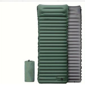 Thickened Sleeping Pad With Pillow, Ultralight Inflatable Sleeping Mat For Backpacking Hiking, Built In Pump