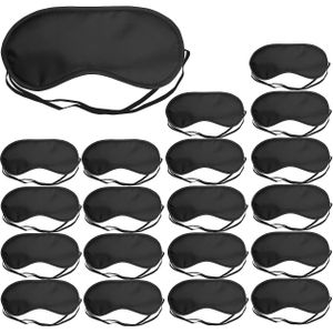 10/20 stuks zwarte oogmasker - slaapmasker, comfortabel en verstelbaar, geschikt voor mannen, vrouwen en ouderen, het beste cadeau