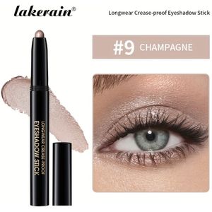Lakerain Longwear Crème-oogschaduwstift, Licht Luxe, Lumineus, Pigmentrijk, Ultra-romige oogschaduwstift, Waterdicht en zweetbestendig, Glad en Gemakkelijk aan te brengen