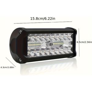 120W 7 LED Werklichtbalk - & Overstroming Combinatie Voor Off- Voertuigen - SUV & Vrachtwagen Off- Schijnwerper