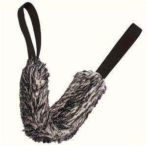Double-sided Microfiber Car Wheel Cleaning Towel With Long Belt - Coral Plush Tire Scrub Brush For Detailing