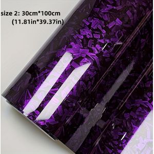 Hoogglans Zwart, Rood, , Blauw Gesmeed Koolstofvezel PET Folie - " x 19.69", Weerbestendig, Bubbelvrije Toepassing, Langdurige Duurzaamheid, Geen Resten Verwijderen voor Auto Exterieur