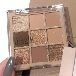 9-kleurig Oogschaduw Palet Mat Glitter Finish, Multikleur Oogschaduw