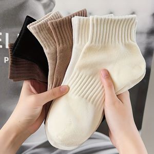 6/7 Paar Gemengde Kleuren Jarretelsokken voor Vrouwen - Eenvoudig en Comfortabel voor Dagelijks Gebruik