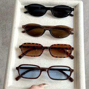 4 Paar Damesmode Retro Ovale Bril met Klein Montuur voor Feesten, School en Dagelijks Gebruik
