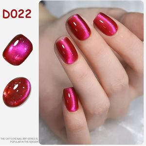 Gel kattenoog nagellak (geen topcoat en base coat nodig), Soak-Off / LED Lak voor Prachtige , Perfect Cadeau voor Vrouwen, Inclusief 1 Magnetische Stick