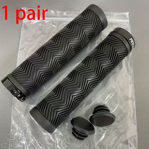 VXM Stuurvergrendelingsgreep - Zware -Slip Stuurwikkeling met Vergrendelingsmechanisme, Rood/Zwart Antislip Rubberen Hoes voor Mountainbikes/Wegfietsen, BMX, Motorfietsen (Compatibel met Sloten)