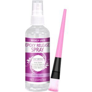 Sneldrogende Ontvormingsspray voor Kaarsen Maken & Epoxyhars - Professionele -Hechtingsmiddel, Hittebestendig, Voor Herbruikbare Mallen (Compatibel met Was, Harsambachten, Zeep, Rubber, Gips)