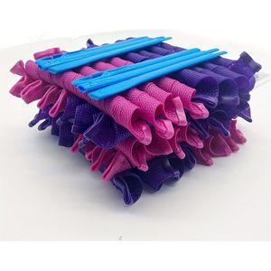Heatless Curlers - Spirale Krullen Zonder Warmte, Haar Curlers Styling Kit voor de Meeste Soorten Kapsels