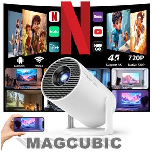 Magcubic Projector Pro EU Stekker Native 1280*720P Draadloos 5.0 Ondersteuning 4K Autocorrectie Mini Projector