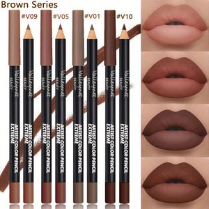 4-delige set lippenstift en eyeliner – langhoudend mat, , , roze serie – waterdichte 2-in-1 eyeliner en lippenpotloodset voor vrouwen – matte make-up potloden