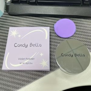 Candy Bella Langdurige matte foundation zonder glans, oliecontrole met concealer, huidvriendelijke bladerdeeg, draagbare spiegel compact