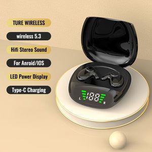 Draadloze Oordopjes, Ultradunne Onzichtbare Sport , Automatische Koppeling en Lange Batterijduur, Lage Latentie Dubbele Microfoon Sport Oordopjes voor iOS en