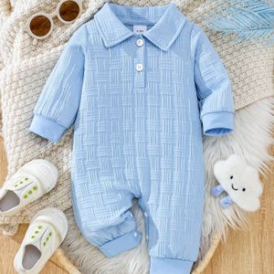 Jongens Casual Gestreepte Bodysuit met Open Borst en Lange Mouwen, Perfect voor Buiten