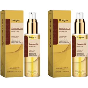 2 50ml Collageen Haarolie, Zomerse Haaressentie voor Verbeterde Textuur, Hydratatie & Gladheid van Krullend Haar – Makkelijk te Stylen, Ideaal voor Thuis of Onderweg