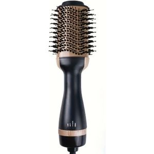 -in-één Hete Lucht Borstel , Multifunctioneel Haar Styling Tool, Constante Temperatuur Controle, 1000W Krachtige Motor, Dubbele Gebruik voor en Natte Krulstang en Haardroger