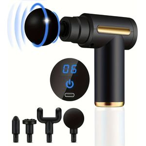 Verbeterde Draagbare Massagepistool, Handmatige Spiermassager voor Rug en Nek, Massagehulpmiddel, Perfect Cadeau voor Familie, Vrouwen en Mannen, Kerstcadeau, Thanksgiving Cadeau