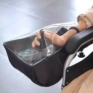 1x Waterdichte Elektrische Rolstoel Joystick Hoes - Belastbaar PVC & Sneeuwbestendige Bedieningspaneelhoes met Eén-Knopsbediening, Compatibel Met De Meeste Gehandicaptenrolstoelen (Eenvoudig )