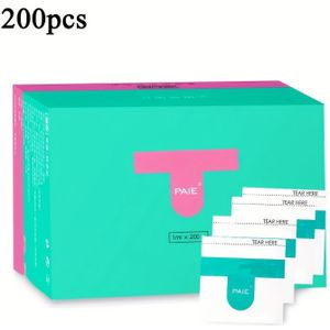 200 stuks nagellakremover pads voor gellak, zacht voor nagels, wegwerp nagellakdoekjes.