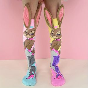 Een paar schattige Judy kniehoge sokken voor kinderen, geschikt voor jongens en meisjes, dagelijks , feestkleding, vakantiekleding, ideaal als vakantiecadeau