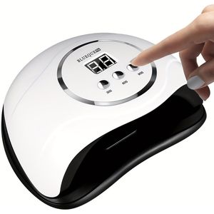 USB-nageldroger Vinger LED-lamp Hoge witte nagellampmachine met 4 timers voor gelverf