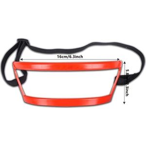 Professionele Neklijn & Haarlijn Scheersjabloon - Eenvoudig te Gebruiken Gids voor Nauwkeurig Trimmen, Ideaal voor Rechte Kapsels