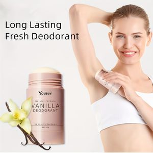 YOUBUY Vanilla Deodorant Stick - 40g Langdurige Frisheid, Hydraterende & Voedende Formule, Draagbaar & Compact Ontwerp voor Mannen & Vrouwen, Allergenvrij