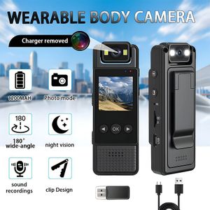 1080P Draagbare Actiecamera met Nachtzicht, Lusopname, 180° Rotatie, Cloud Opslag & SD-kaart – Ideaal voor Fietsen, Skiën, Wandelen en Bungee Jagen – Zwart, Hoogwaardige Beelden