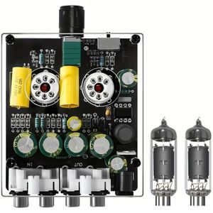 Verbeterde 6K4 Buis Voorversterker | Metaal voor HiFi Buis Voorversterker Audio Versterker Board voor Thuis, Voeding, ≤36V Werkspanning, Enkel