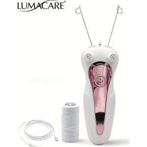 1 Gezichts Epilator & Threading Apparaat | Elektrisch Scheerapparaat & Haartrimmer voor Vrouwen, Roestvrijstalen Mes, USB Opladen, Ideaal voor Kerst & Valentijnsdag Cadeaus.