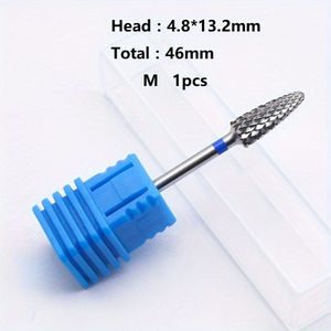 Professionele 5mm Carbide Nagelboor voor Elektrische Manicure & Pedicure - Hypoallergeen, Ideaal voor Voet-, Hand- & Nagelverzorging
