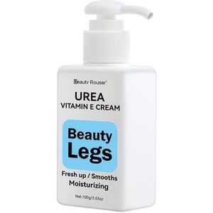 Beauty Urea E Crème - Diepe Hydraterende Body Lotion met Shea Butter, Olijfvrucht & , Hyaluronate, voor Droge & Ruwe Benen, voor Halloween