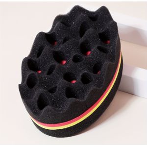 1 Stuks Sponsborstel Twists Schuimsponsborstel Voor Dreads Locs Afro-coil Krul, Haarstylingborstel