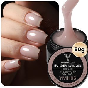 YOKEFELLOW Builder Nagelgel - 50g Inhoud, LED/Builder Gel voor Verlenging, 11 Kleuren
