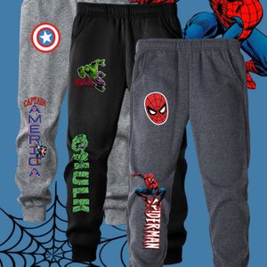 3-Pack Jongens Marvel Superhelden Spider-Man, Captain America & Hulk Print Lange Broeken voor Buitensport en Fietsen, Ideaal voor Outdoor