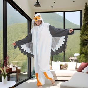 Kerst Onesie Volwassen Halloween Onesie Adultonesie Kostuum Volwassen Heren Onesies voor Volwassenenvolwassen Onesies voor Vrouwen Volwassen Onesie Kostuum Zee Mew Onesie Volwassen