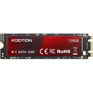 KOOTION M.2 SATA SSD 512GB 256GB 128GB SATA III M.2 2280 SSD Tot 500MB/s M.2 SATA 3.0 Interne Solid State Drive Interne M.2 SSD met B+M Key Upgrade voor PC of Laptop (Geen NVMe M.2 SSD)