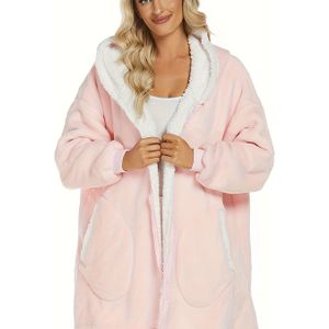 Geweven met capuchon, casual polyester, lange mouwen, kleur, voor volwassenen, herfst/winter, buitenkleding.