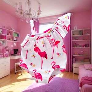 Babydoll Zwemkostuum - Rood & Blauw Polyester Stof, Zachte Comfortabele Nieuwgeboren Zwemkostuum voor 15-18 Inch/38-45cm Babydoll, Perfecte Vakantiecadeau (Doll Niet Inbegrepen), Baby Zwemkostuum