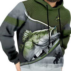 1pc Heren Casual Crew Neck Hoodie met Walleyes Fishing Print - Polyester Knit Stof met Licht Stretch, Lange Mouw, Reguliere Pasvorm, Herfst Seizoen Pullover met Zakken
