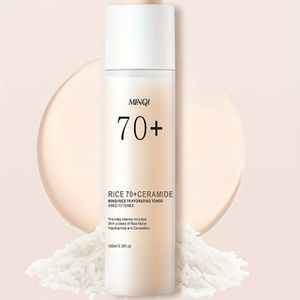 100ml Rijst 70 Lotion, Geschikt voor Licht Beige met Rijstkliervloeistof, Allantoïne en Glycolzuur, Geurvrij, Koreaanse Huidverzorging