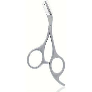 Wenkbrauwtrimmer Schaar Met Kam Dame Vrouw Mannen Haarverwijdering Verzorging Vormgeven Roestvrijstalen Wenkbrauwverwijderaar Make-upgereedschap - Gezichtsverzorgingscadeaus Voor Moeder