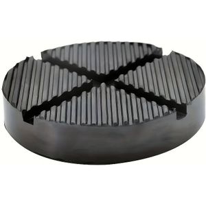 Zware Rubberen Krikpad voor Auto-Reparatie - Versterkte, Antislip Auto Krikbeugel met Cirkelvormige Rubberen voor Liftgereedschap, Ideaal voor Voertuigonderhoud, Rubberen Pad voor Vloerkrik