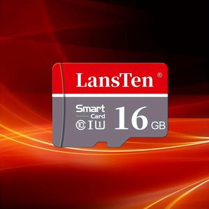 LANSTEN Geheugenkaart 16GB 32GB 64GB 128GB Hoge Snelheid Flash Geheugenkaart A1/C10/U3 TF Kaart met kaartslezer